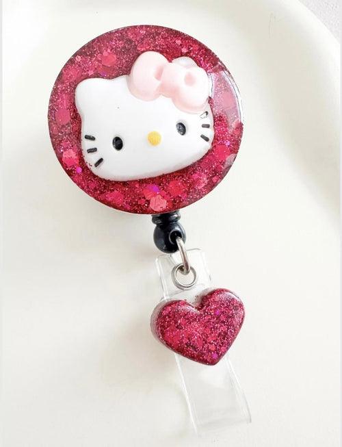Character Glitter Resin ID Card Holder – Hello Kitty, Barbie or Unicorn