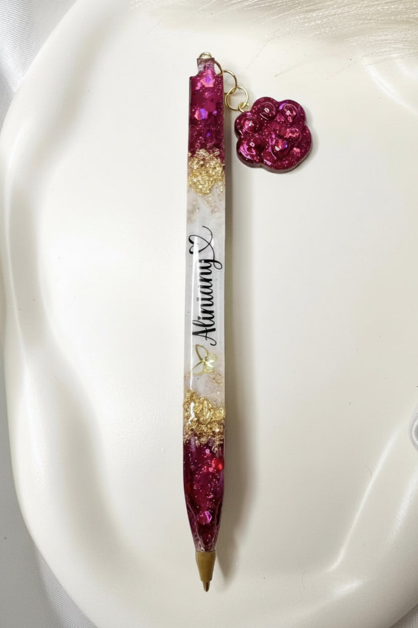 Personalised Resin Gift Set – Bookmark, Pen & Keychain | Mix & Match