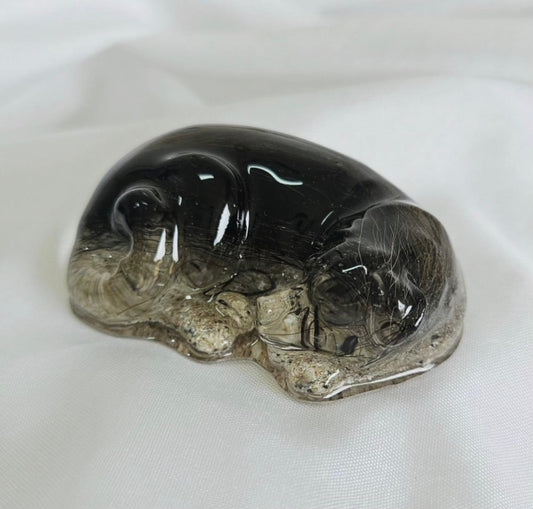 Personalised Dog Memorial Resin Figurine | Fur & Ash Keepsake