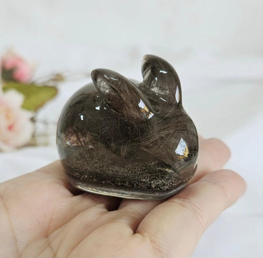 Personalised Bunny Memorial Resin Figurine | Fur & Ash Keepsake