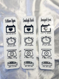 Personalised Baby Birth Measurements Decal Sticker – Name, Date, Time, Weight & Length