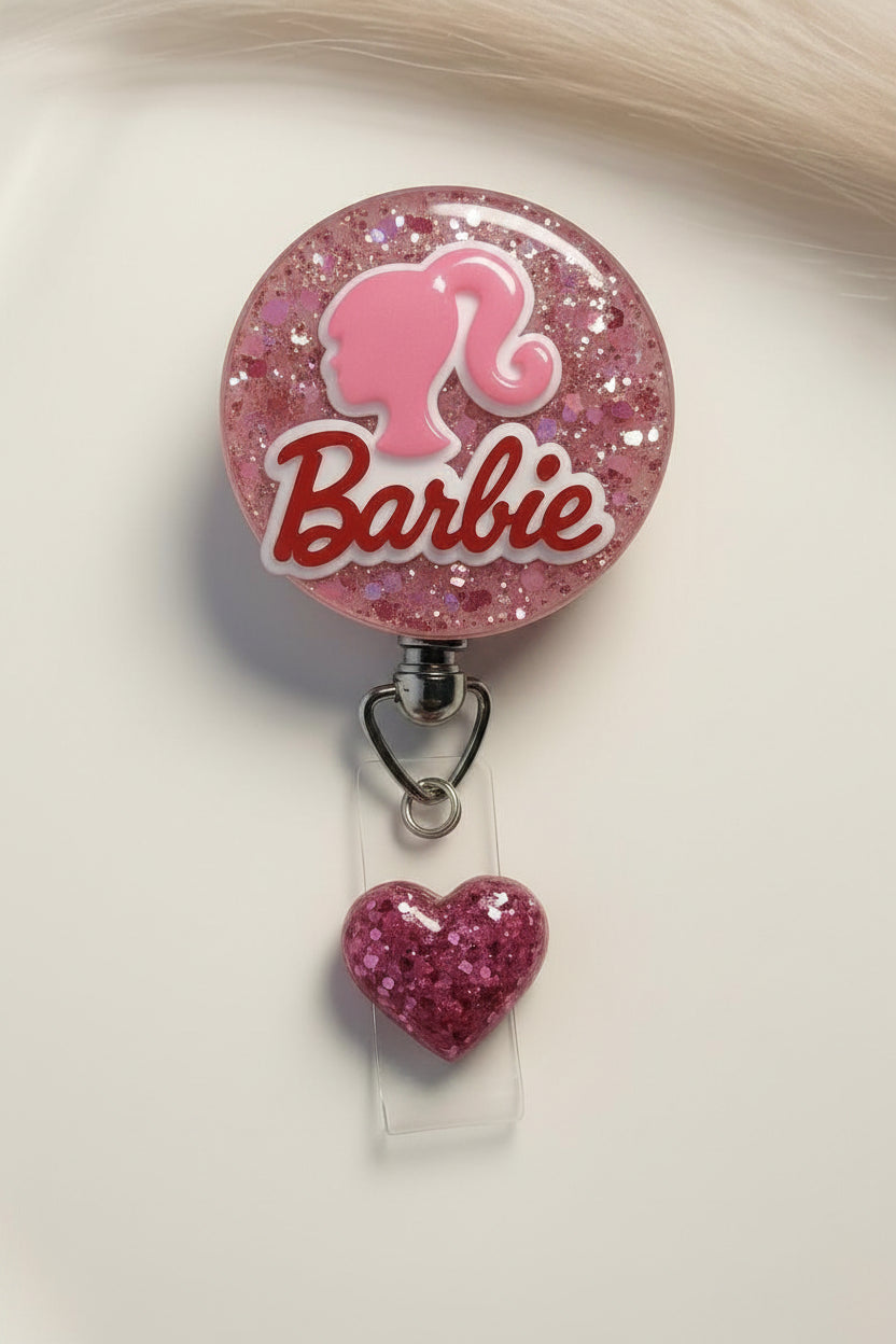 Character Glitter Resin ID Card Holder – Hello Kitty, Barbie or Unicorn