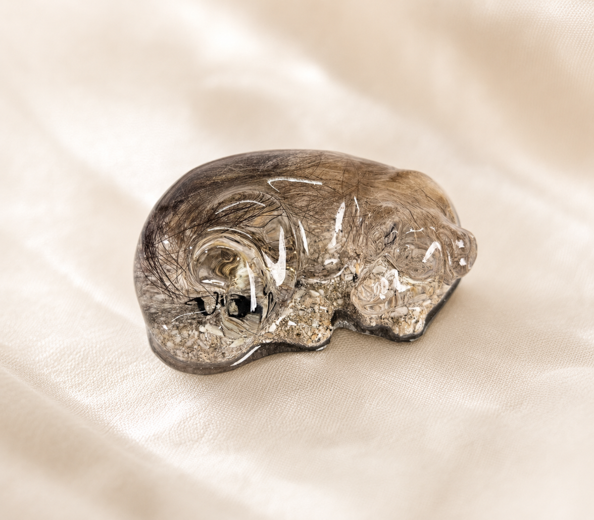 Personalised Dog Memorial Resin Figurine | Fur & Ash Keepsake