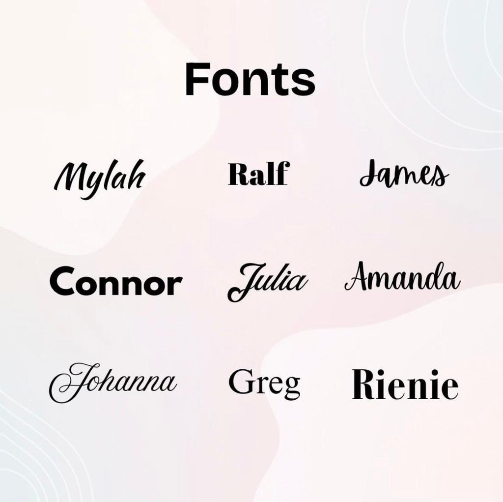Personalised Baby Birth Measurements Decal Sticker – Name, Date, Time, Weight & Length