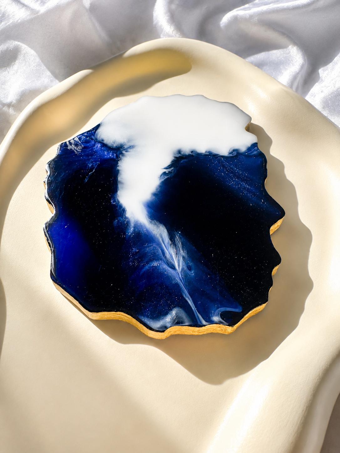 Custom Storm Resin Coaster | Personalised Colour | Handcrafted Keepsake