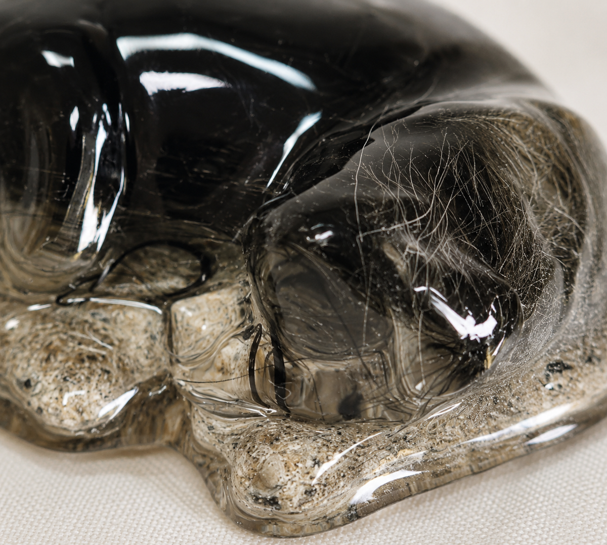 Personalised Dog Memorial Resin Figurine | Fur & Ash Keepsake