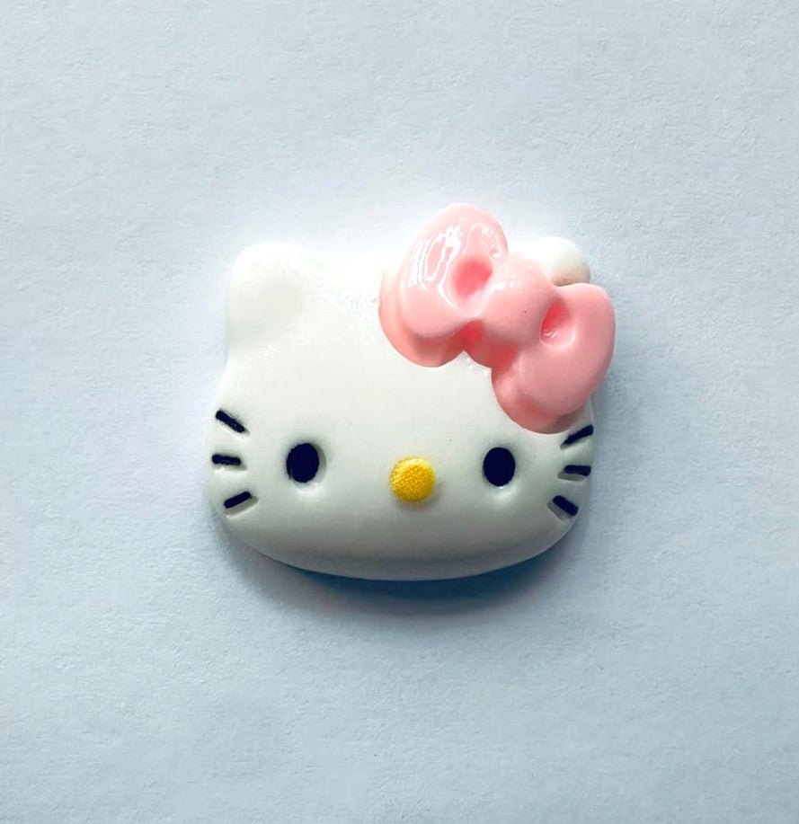 Girls Character Glitter Resin Keychain – Hello Kitty, Barbie or Unicorn