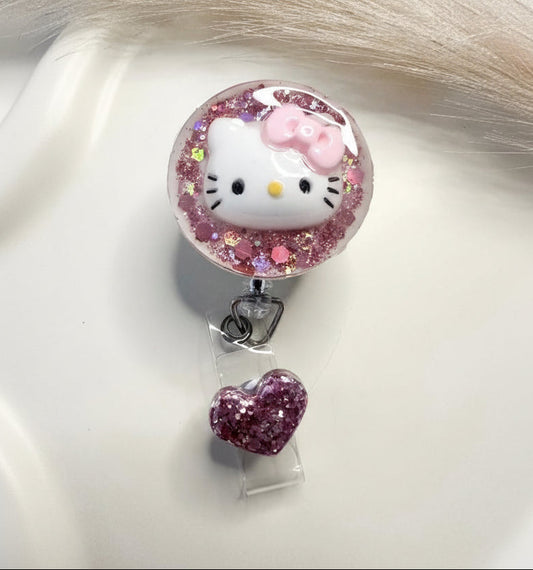 Character Glitter Resin ID Card Holder – Hello Kitty, Barbie or Unicorn