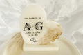 Personalised Resin Heart Keepsake with Stand