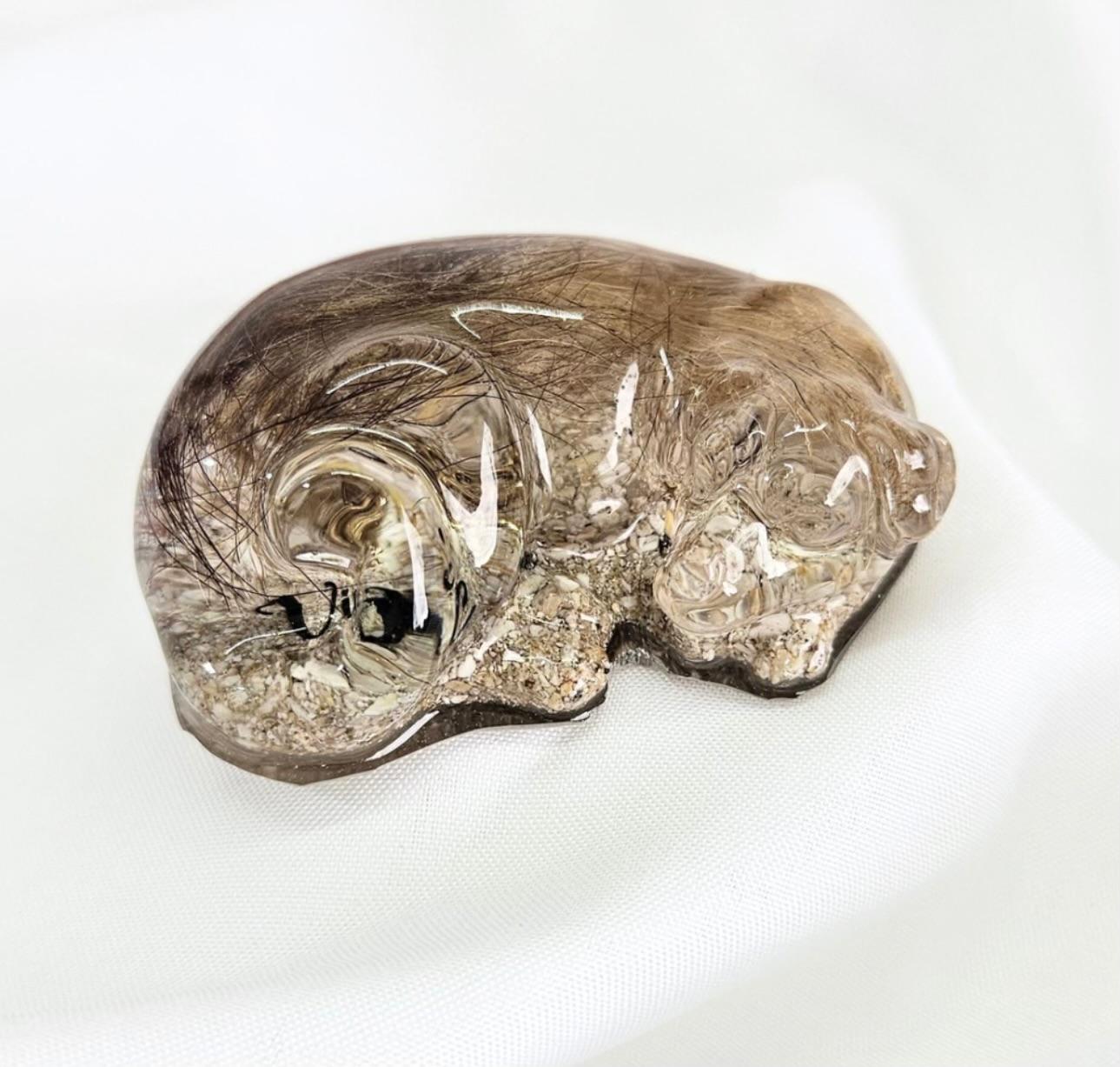 Personalised Dog Memorial Resin Figurine | Fur & Ash Keepsake