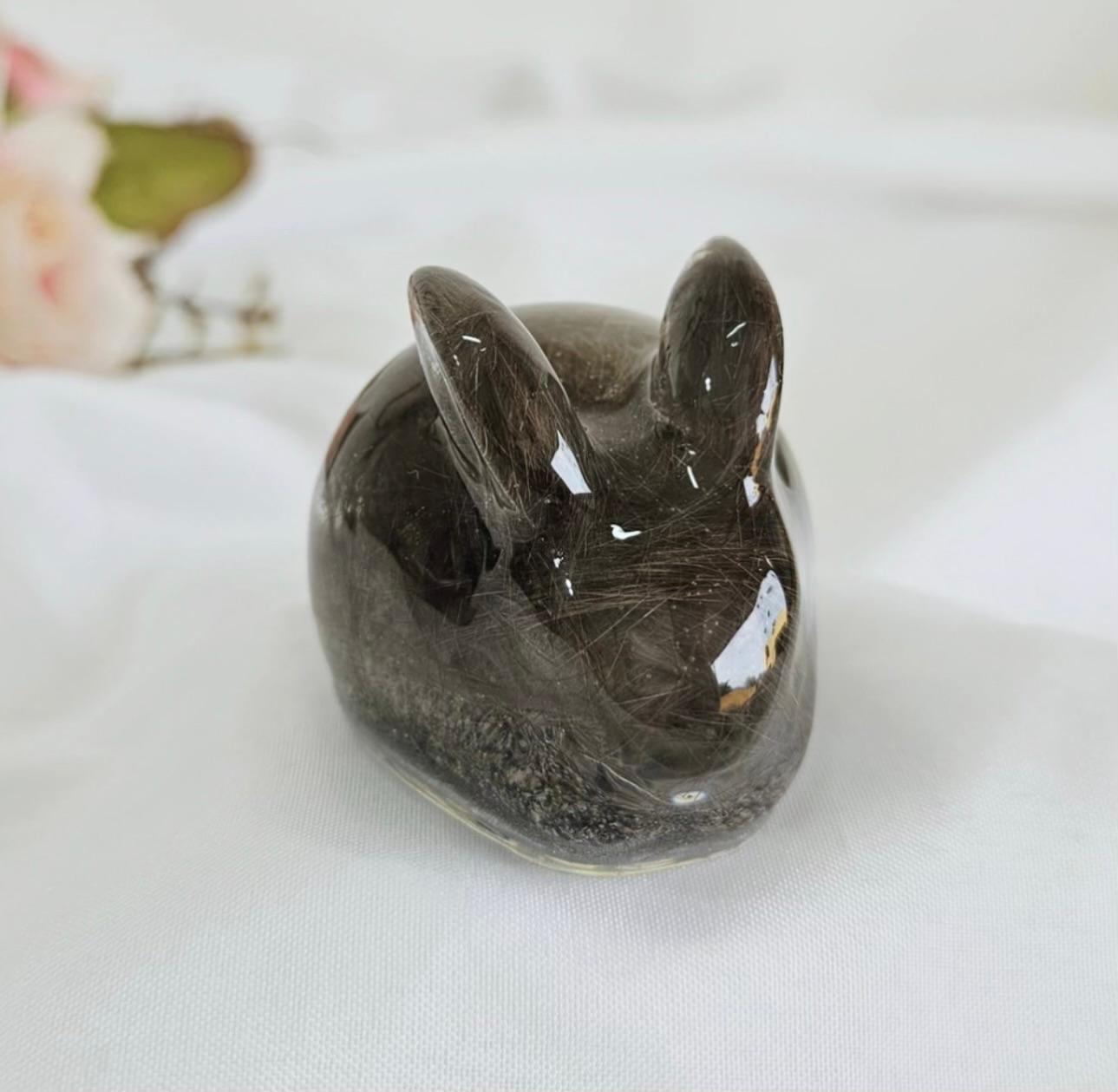 Personalised Bunny Memorial Resin Figurine | Fur & Ash Keepsake