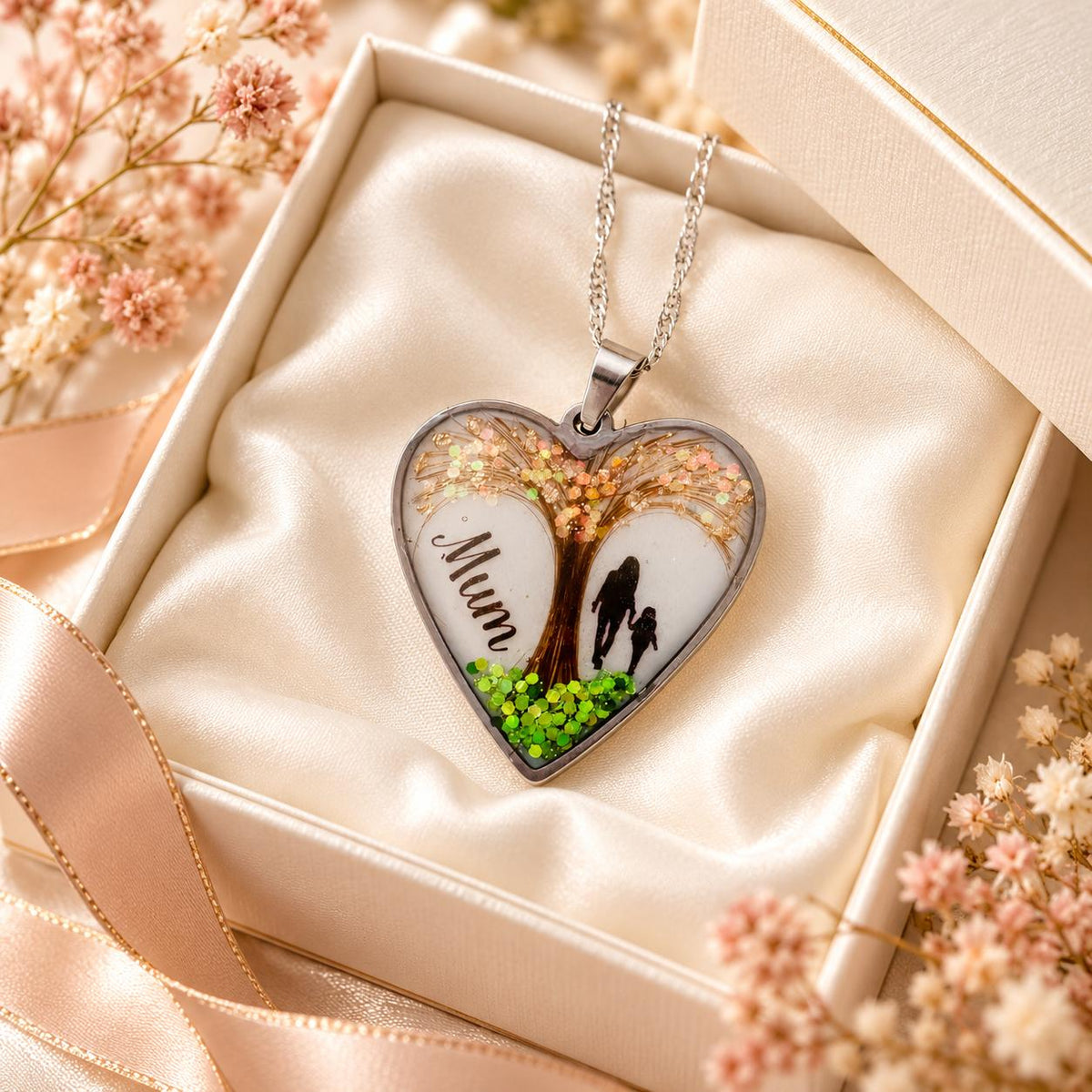 Personalised Hair Keepsake Necklace – Tree of Life