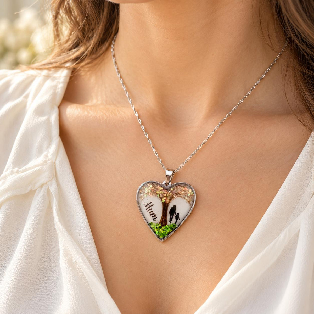 Personalised Hair Keepsake Necklace – Tree of Life