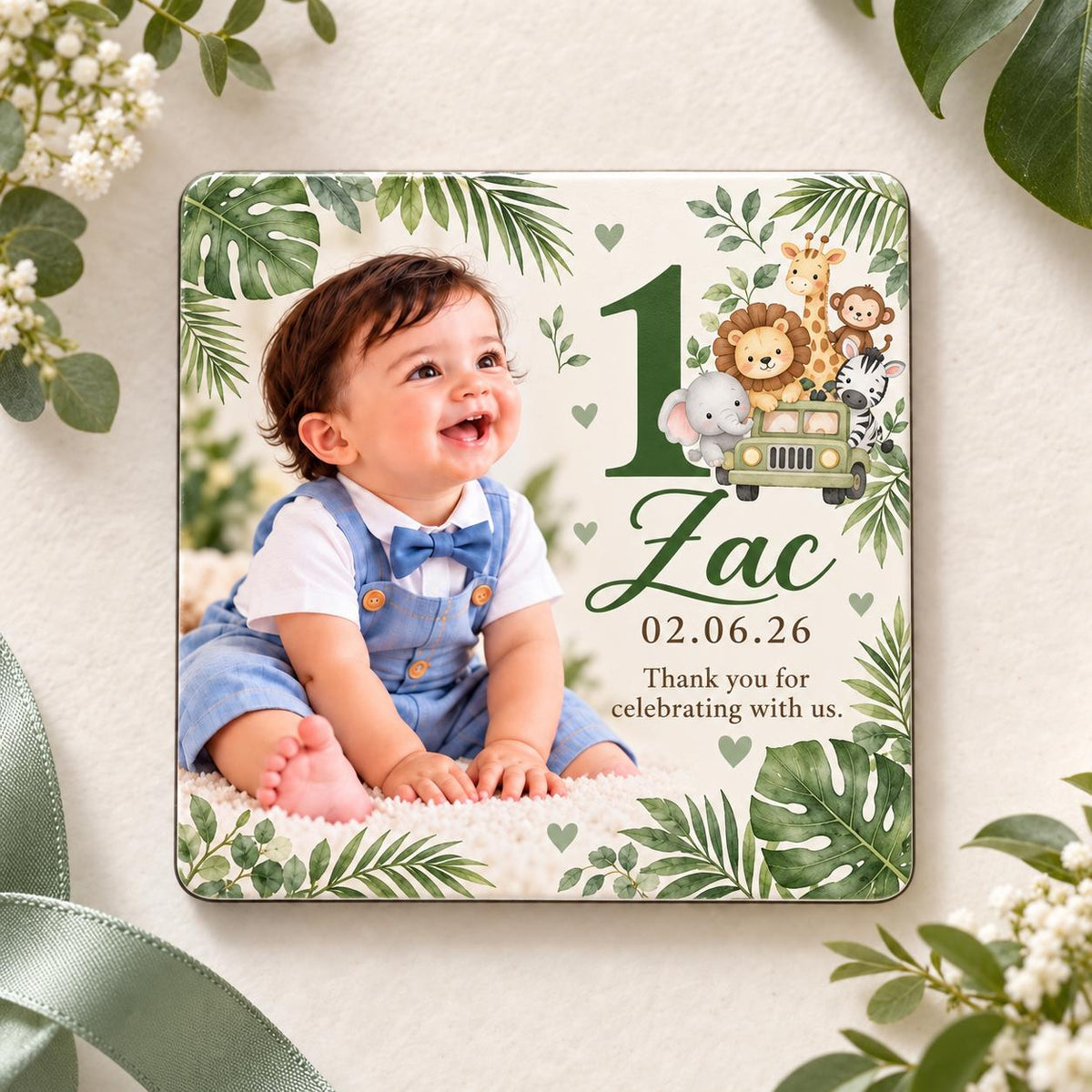 Personalised Birthday Photo Magnet Party Favours